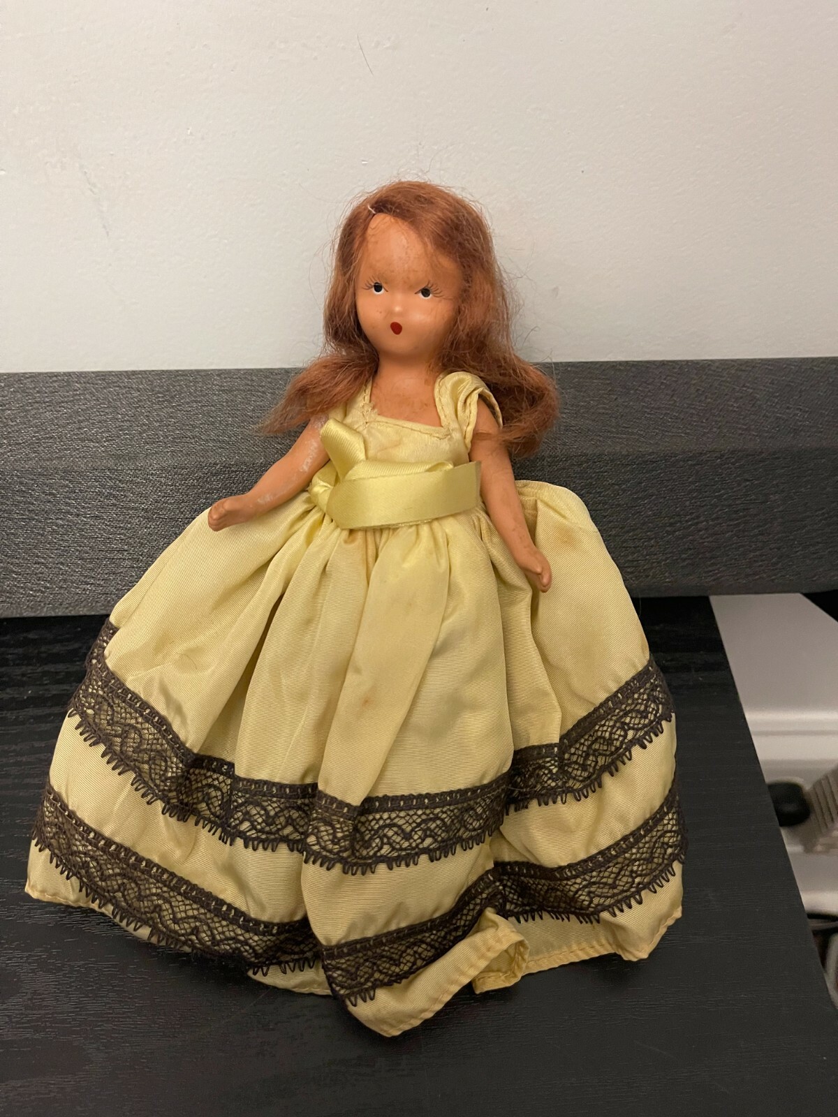 Bisque Vintage Nancy Ann STORYBOOK Doll 5.5 Red Head