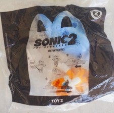  W 2022 McDonald's Happy Meal Toys Sonic The Hedgehog 2 Toy 2 Sealed New