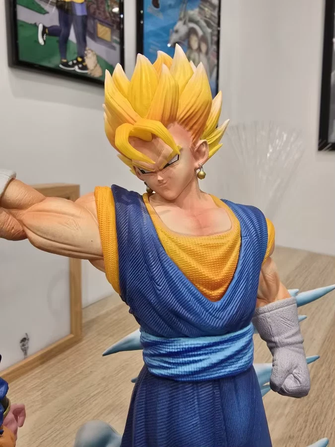 Action Figure Dragon Ball Vegito Vs Majin Buu 30 Cm Da Collezione CON SCATOLA - Immagine 2 di 4