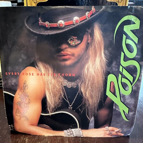 POISON Every Rose Has It's Thorn 7" 45 Picture Sleeve 1988 BRET