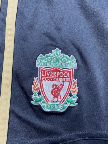 Adidas Clima 365 Boys Liverpool Gold Gray Shorts Size Medium - Picture 3 of 7