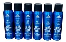 ADIDAS BEST OF THE BEST For  Men 48hr DEODORANT BODY SPRAY 5 oz 150 ml  (6 Pack)