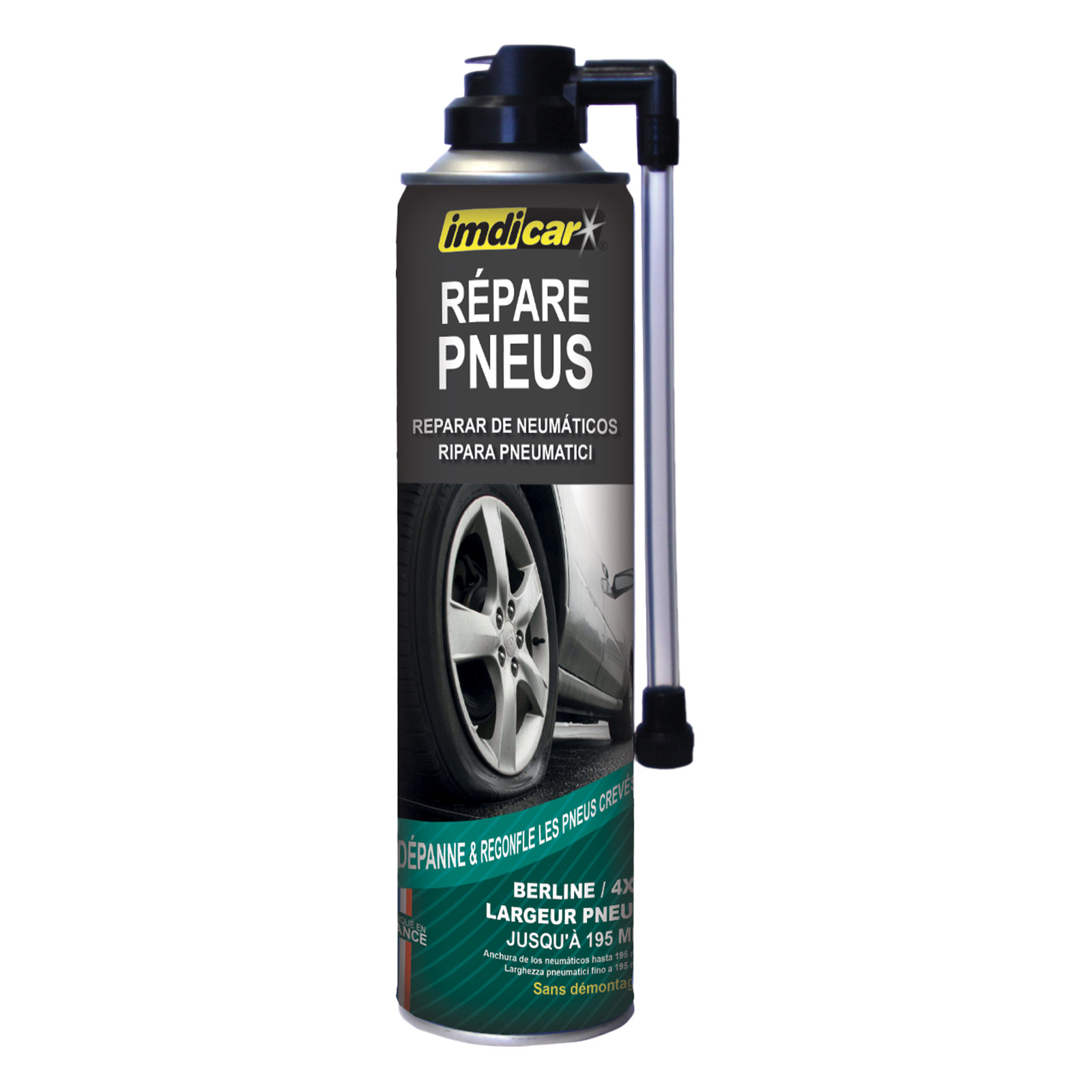 Bombe anti-crevaison 400 ml pour les trajets quotidiens et depart en vacances en famille