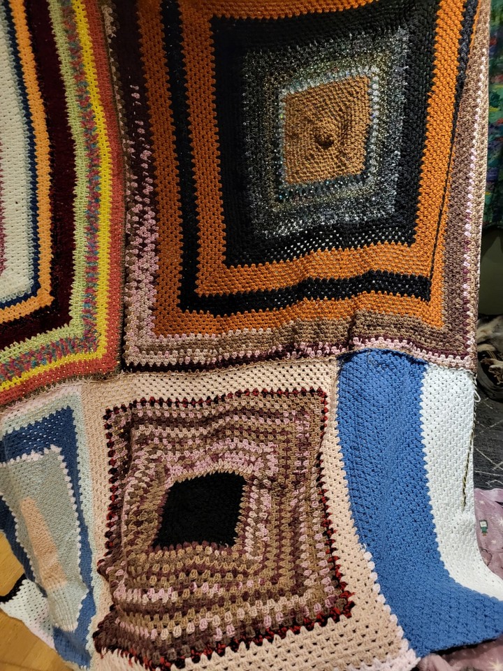 Hand Crochet Bed/ Chair Throw eBay