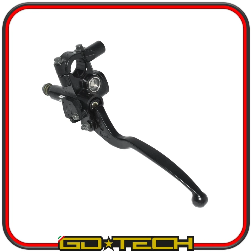 POMPA FRENO ANTERIORE MOTO SCOOTER ENDURO CROSS MOTARD UNIVERSALE Nera DESTRA - Imagen 3 de 4