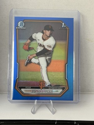 Topps Bowman Chrome Luis De La Torre 1st Bowman Blue /150 BCP-173 Giants