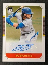 Bo Bichette 2021 Panini Donruss Optic RS87-BI Toronto Blue Jays Autograph Auto 