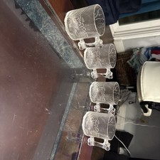 Lot Of 18 Frosted Glass McDonald?s Flinstone Happy Meal mugs