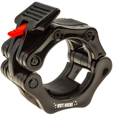 Olympia Langhantelhalsband Paar 2'' Zoll Pro ABS Locking Set 2 schwarz 