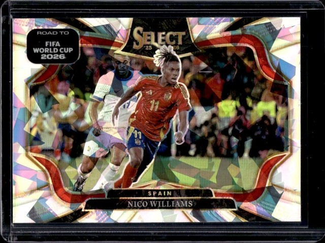 2025-26 Panini Select Road to FIFA World Cup Nico Williams Field Level Ice #243