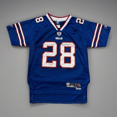 C.J. Spiller Buffalo Bills Reebok NFL Jersey Youth Medium 10-12 Blue #28 Vintage