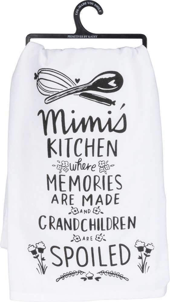 Primitives by Kathy 36916 LOL Made You Smile Dish Towel 28-Inches Square Mimis 2490₽