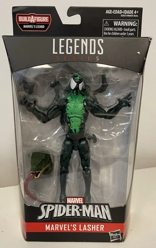 Figura Lasher Spider-Man Leyendas Marvel Lagarto Construir-Una-Figura
