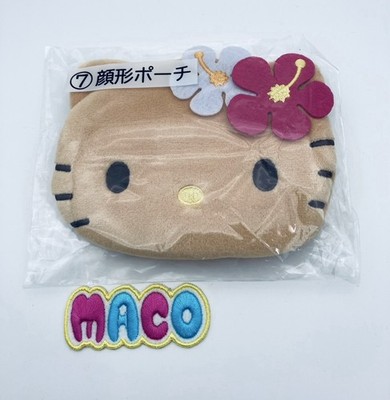 Hello Kitty Sun Tanned Face Pouch Kuji 2025 Sanrio New Japan
