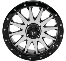 Quad Boss Wagon Wheels 20x7 4137 43 Blackmachined Rt-gw106207137bma