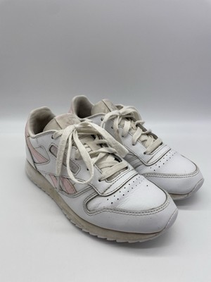Reebok Classic Sneaker UK 2 Damen Sport Freizeit getragen rosa weiß siehe Bilder ''