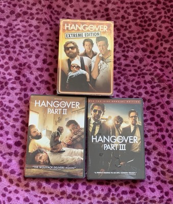 The Hangover DVDs - 1,2,3 (Extreme/special editions)  Unopened 