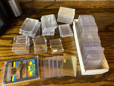 Lot de porte-cartes à collectionner sportives d'occasion - Top Loader articulé divers mélanges