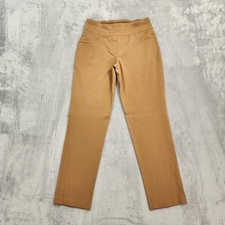 Ruby Rd. Pants Womens 6 Brown Tan Pull On Str...