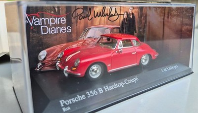 The Vampire Diaries   Paul Wesley signiertes Porsche 356 Diorama signed 