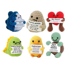 6pcs Positive Energy Potato Hug Mini Plush Wo...