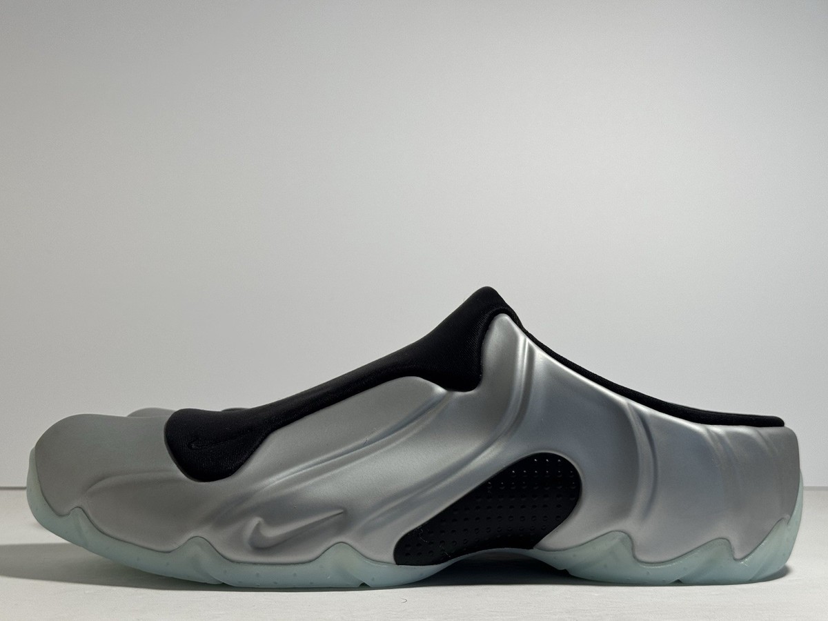 靴 Nike Clogposite \"Chrome and Black\" NIKE CLOGPOSITE - CHROME/ BLACK/ ICE – Undefeated