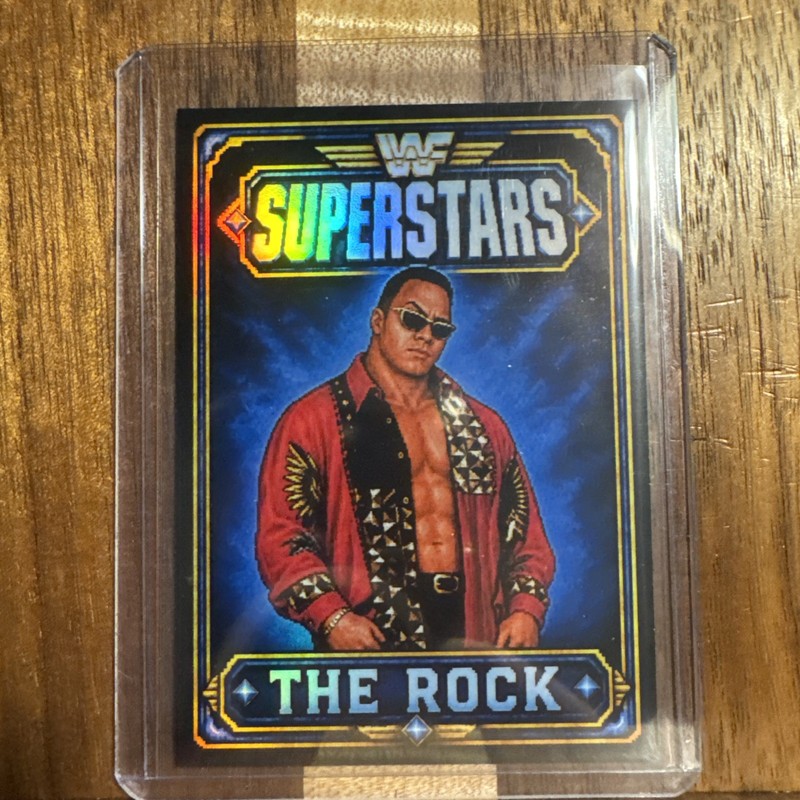 Wwf  WWE Superstars The Rock Dwayne Johnson  Parody RARE /99