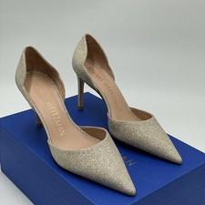 Zapatos de salón Stuart Weitzman Stuart vieira Dorsay 85 para mujer 6 dorados sin cordones Ebay1912