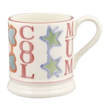 Mug: 1 x 300ml Emma Bridgewater Cool Mum 1/2 Pint Mug, Ceramic