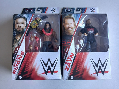 WWE ELITE ROMAN REIGNS SERIES 110 AND SAMI ZAYN SERIES 106