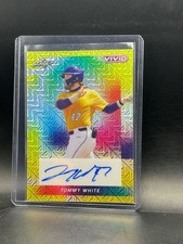 Tommy White Auto 2023 Leaf Vivid Baseball 10/10 BA-TW2 Oakland A's