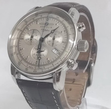 Near MINT w/Case Zeppelin 100 Years ED.1 7680-1 76801 42mm Men's Quartz Watch