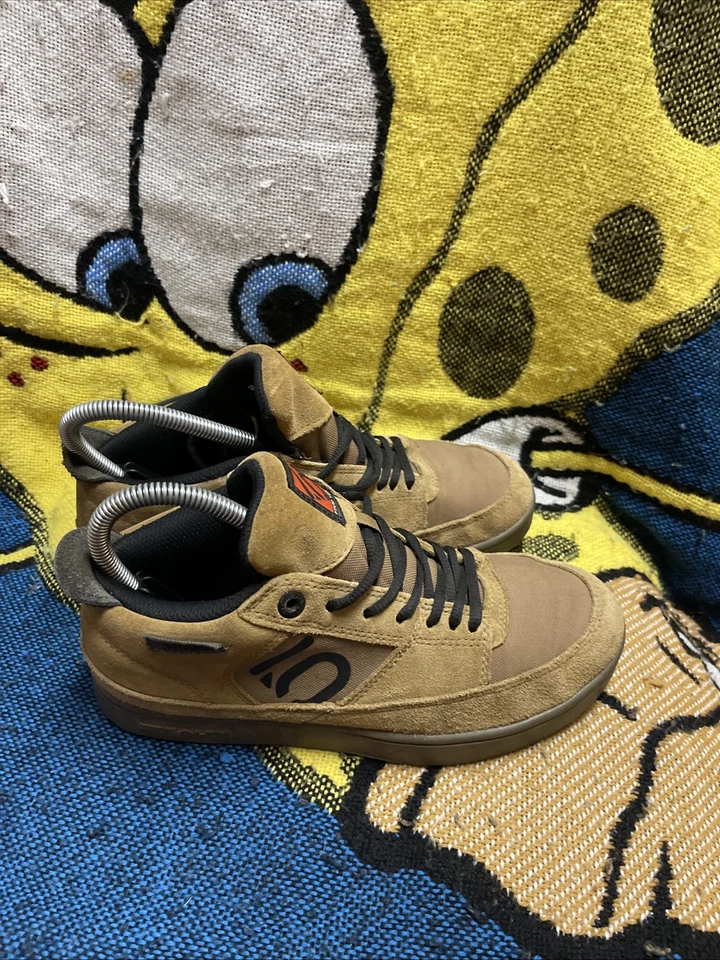 Adidas Five Ten SpitFire Ciclismo MTB BMX Marrón Zapatos Talla M5.5 W7 Foto 3 de 4