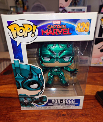 Funko Pop! Marvel Captain Marvel Yon-Rogg #429 Vinylfigur Vinyl grün Serie