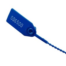 Plastic Tamper Seals Numbered Tags Security Seal Waterproof Tag Zip Ties Pull...