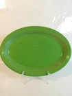 Homer Laughlin Fiesta Ware Shamrock Green 13.5"×9.5" Oval Serving Platter Plate