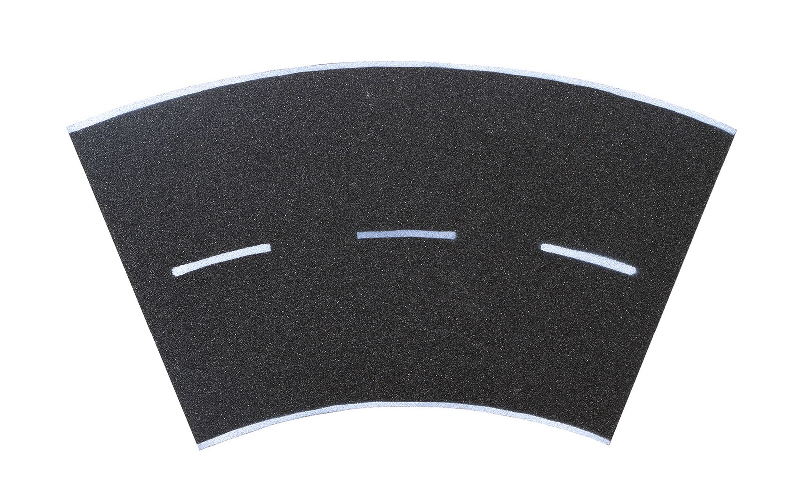 Vollmer 48267 - H0 Road Plate Asphalt made of Stone Art, 45° Curve, Radius 30 cm