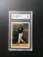 Manny Ramirez 1993 Bowman #669 GMA Gem Mint Rookie Card . rookie card picture