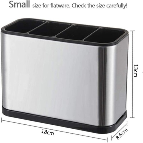 Kitchen Cutlery Organizer Box Storage Rack Spoon Holder Fork Chopsticks Drainer - Picture 5 of 22