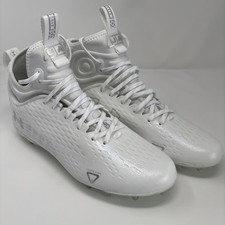 Under Armour UA Spotlight Lux MC 2.0 Football Cleat White Mens Size 10 NEW