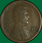 1923-S Lincoln Wheat Cent Good G Coin #34295