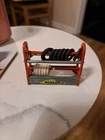 Vintage Dunlop Model Tyre Rack with Wheels Believe It's Made by Dinky Toys..Used