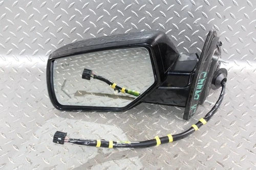 15-20 Yukon *DMG* Black Driver Side Left LH Power Door Mirror Blind Spot OEM WTY