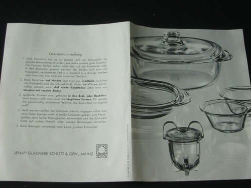 Jenaer Glas Schüssel Servier-/Backgeschirr mit Deckel, Auflaufform (Wagenfeld) - Bild 19 von 20