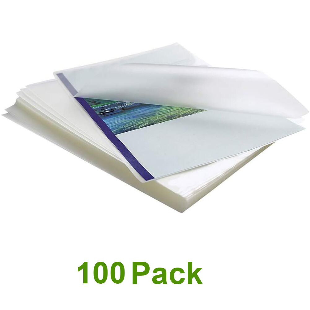 100 Clear Letter Size 5 Mil Thermal Laminating Sheets Laminator Pouches 9