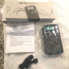 Audicaster PLL Digital FM Receiver NIB EARPHONE CUSHION DETERIORATED