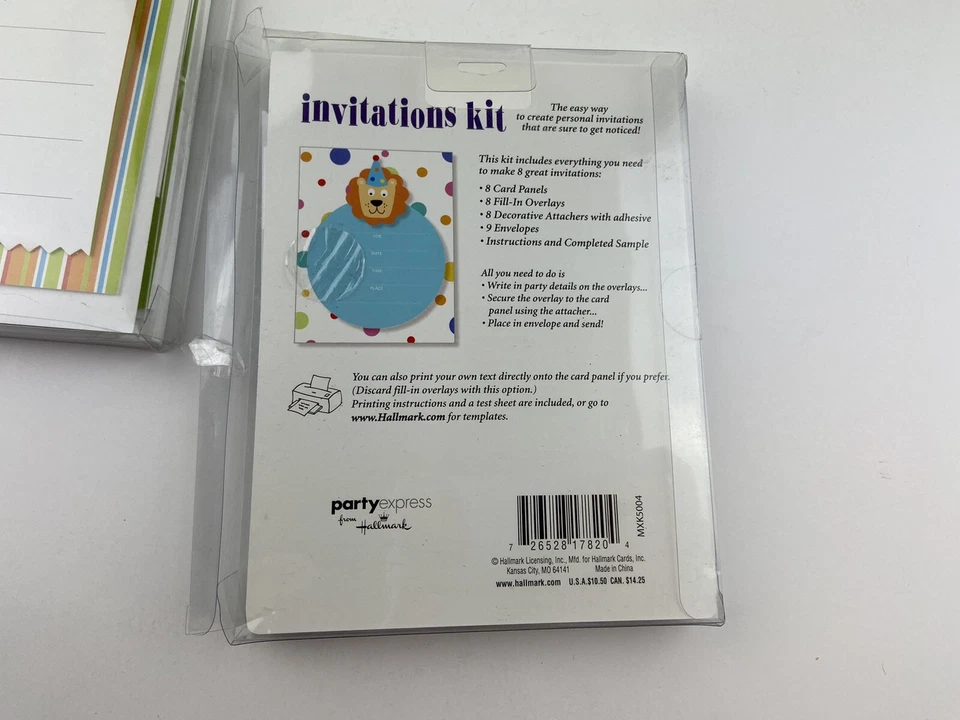 Lote de 3 29 Again Tarjeta de Cumpleaños Fiesta Invitación Kit Sello Fiesta Express Foto 4 de 4