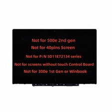 Lenovo 300e Chromebook 2nd Gen MTK 81QC LCD Touch Screen Assembly w/Bezel 30pins