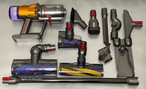 Dyson V12 Detect Slim Laser Cordless Vacuum Cleaner - Nickel/Gold