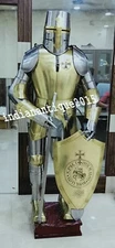 Knight Suit Of Armor Combat Full Body Armor Costume with shield